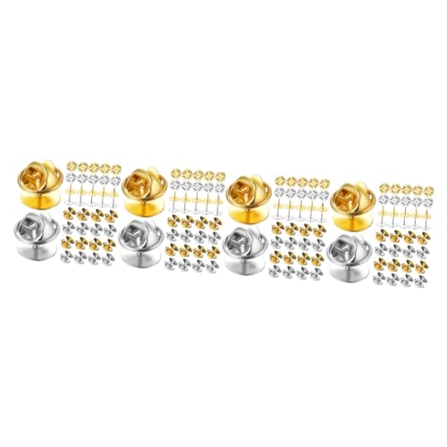 Gadpiparty 240 Sets Anstecknadelrücken Emaille Anstecker Anstecknadeln Mit Rücken Anstecknadelrücken Kleine Silberne Anstecknadel Jubiläums Anstecker Anstecker Bastel Schmuckset von Gadpiparty