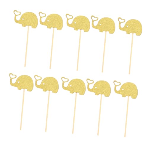 Gadpiparty Party Mitgebsel Kinder 24st Tier Topper Elefant Topper Elefantenaufsätze Für Cupcakes Kuchen Requisiten Baby Kinderparty Mitgebsel von Gadpiparty