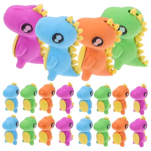 Gadpiparty 24Stücke Dinosaurier Radiergummis Für Lustige Mini Radierer Tierform Für Klassenpreise Und Sicher Für Kinderhände von Gadpiparty