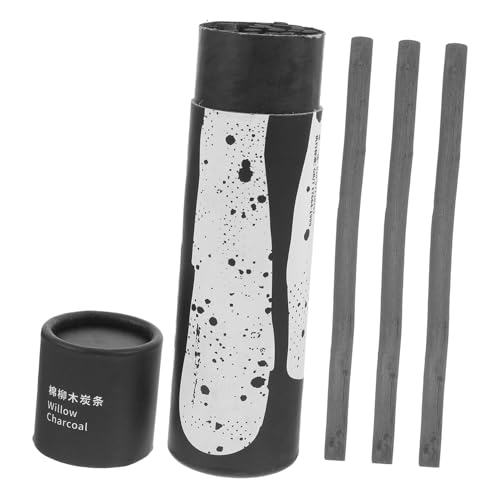 Gadpiparty 25 Stück Holzkohlestange Künstlerische Stifte Professionelle Zeichenstifte Weinkohlestäbe zum Zeichnen gepresste Holzkohlestäbchen Kohlestifte malen Kohlehalter Kohlenstoff Black Gadpiparty 25 Stück Holzkohlestange Künstlerische Stifte Professionelle Zeichenstifte Weinkohlestäbe zum Zeichnen gepresste Holzkohlestäbchen Kohlestifte malen Kohlehalter Kohlenstoff Black von Gadpiparty