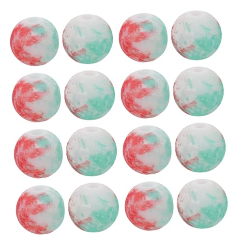 Gadpiparty 250 Stück Runde Porzellanperlen mit Blumenmuster Große Lochglasperlen für Schmuckherstellung Diy-armband Halskettenzubehör Glatte Oberfläche für Frühling und Sommer Gadpiparty 250 Stück Runde Porzellanperlen mit Blumenmuster Große Lochglasperlen für Schmuckherstellung Diy-armband Halskettenzubehör Glatte Oberfläche für Frühling und Sommer von Gadpiparty