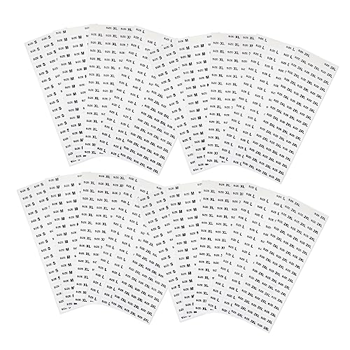 Gadpiparty 2500 Stück Selbstklebende Größenetiketten für Bekleidung Transparent mit Schwarzen Schriftzügen für T Shirts Hosen Schuhe und Hüte S Xl Gadpiparty 2500 Stück Selbstklebende Größenetiketten für Bekleidung Transparent mit Schwarzen Schriftzügen für T Shirts Hosen Schuhe und Hüte S Xl von Gadpiparty