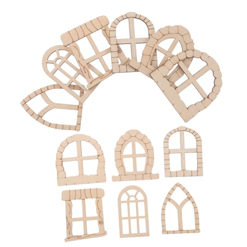 Gadpiparty 25Stücke Teiliges Unvollendetes DIY Tür und Fenster Set Holz Gartenzubehör für Puppenhäuser für Garten und Party Dekoration Vielseitig Einsetzbar Gadpiparty 25Stücke Teiliges Unvollendetes DIY Tür und Fenster Set Holz Gartenzubehör für Puppenhäuser für Garten und Party Dekoration Vielseitig Einsetzbar von Gadpiparty