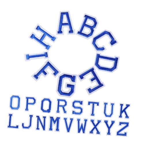 Gadpiparty 26 Stück Teiliges Bügelbuchstaben Gestickte Alphabet Patches in Dunkelblau Flexible Aufnäher für DIY Kleidung Jeans Jacken Taschen Schuhe Leicht Anzubringen und Langlebig Gadpiparty 26 Stück Teiliges Bügelbuchstaben Gestickte Alphabet Patches in Dunkelblau Flexible Aufnäher für DIY Kleidung Jeans Jacken Taschen Schuhe Leicht Anzubringen und Langlebig von Gadpiparty