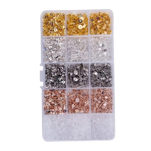 Gadpiparty 2600 Stück DIY Ohrring Bastelset Ohrring Zubehör Ohrstopper für Anhänger und Haken Perfektes Material für Schmuckherstellung und Kreative Projekte Gadpiparty 2600 Stück DIY Ohrring Bastelset Ohrring Zubehör Ohrstopper für Anhänger und Haken Perfektes Material für Schmuckherstellung und Kreative Projekte von Gadpiparty