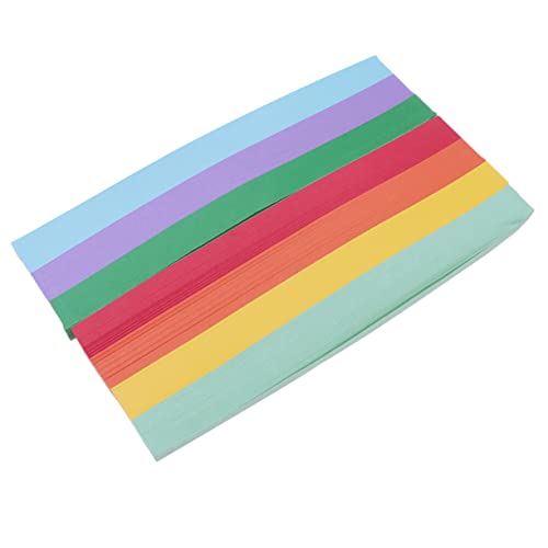 Gadpiparty 2700 Stück Diy Bastelpapier Faltpapier für Origami Sterne Farbige Papierstreifen für Handarbeiten Feiern und Bastelprojekte von Gadpiparty