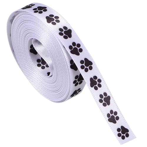 Gadpiparty 2Rollen Geschenkband Mit Pfotenabdruck Breit Langlebiges Polyesterband Für Bastel Und Verpackungsprojekte Für Thematische Dekorationen von Gadpiparty