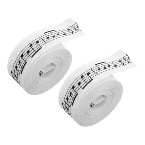 Gadpiparty 2Rollen Musiknoten Geschenkband Weiches Dekorationsband für Feiertage Blumensträuße und Bastelarbeiten Gadpiparty 2Rollen Musiknoten Geschenkband Weiches Dekorationsband für Feiertage Blumensträuße und Bastelarbeiten von Gadpiparty