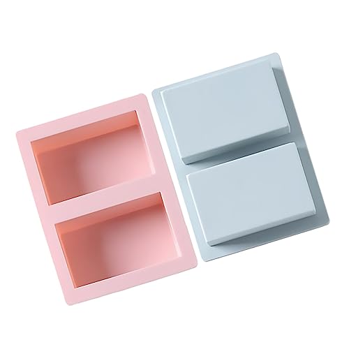 Gadpiparty 2Stücke DIY Seifenform Quadratische Gießform für Handgemachte Lebensmittelqualität zum Selbermachen Desserts Blau Gadpiparty 2Stücke DIY Seifenform Quadratische Gießform für Handgemachte Lebensmittelqualität zum Selbermachen Desserts Blau von Gadpiparty
