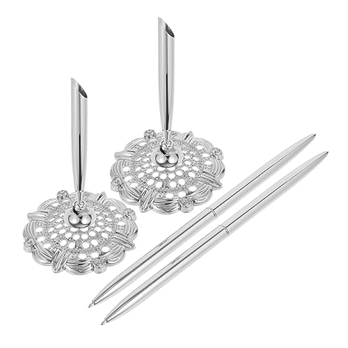 Gadpiparty 2Stücke Elegante Kugelschreiber Silberne Business Stifte Für Professionelle Schreibarbeiten Und Tägliche Bürobedarf Für Bank Und Hotel Empfang Gadpiparty 2Stücke Elegante Kugelschreiber Silberne Business Stifte Für Professionelle Schreibarbeiten Und Tägliche Bürobedarf Für Bank Und Hotel Empfang von Gadpiparty