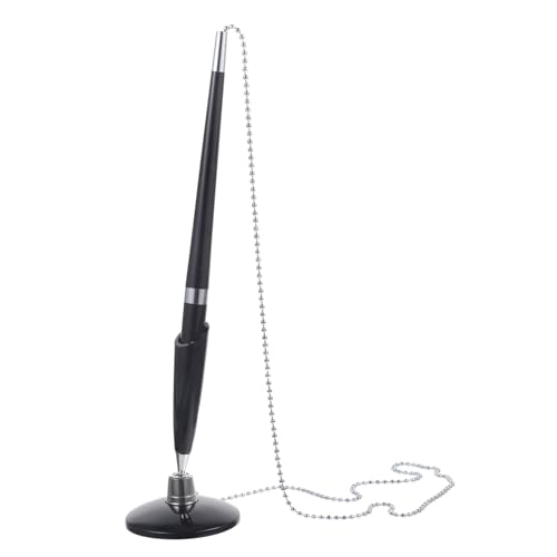Gadpiparty 2Stücke Ergonomische Bürostifte mit Kette Stabile Desktop Kugelschreiber für Büro Bank und Hotel Langlebig aus Material Bequemes Schreiben ohne Handermüdung Gadpiparty 2Stücke Ergonomische Bürostifte mit Kette Stabile Desktop Kugelschreiber für Büro Bank und Hotel Langlebig aus Material Bequemes Schreiben ohne Handermüdung von Gadpiparty