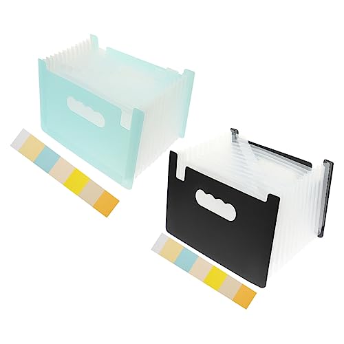 Gadpiparty 2Stücke Erweiterbarer Aktenordner Dokumentenmappe mit Multi Grid Design für Quittungen Papiere und Karten Fächer für Büro und Schule Gadpiparty 2Stücke Erweiterbarer Aktenordner Dokumentenmappe mit Multi Grid Design für Quittungen Papiere und Karten Fächer für Büro und Schule von Gadpiparty