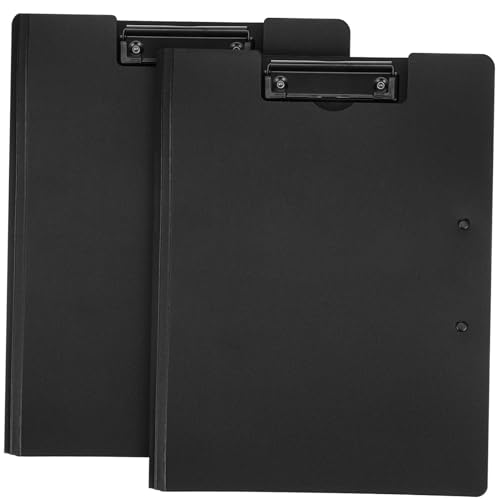 Gadpiparty 2Stücke Faltbares Klemmbrett mit Ordner mit Dual Clip Design für Büro und Schule Tragbar und für Präsentationen und Dokumentenorganisation von Gadpiparty