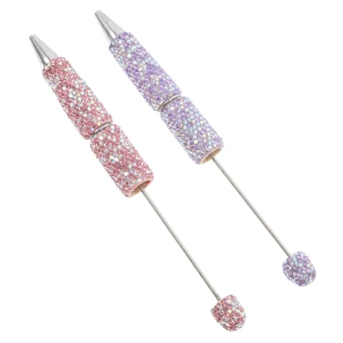 Gadpiparty 2Stücke Glitzernde Kugelschreiber im Design Ergonomische Stifte für Frauen Kreative Schreibgeräte mit Strasssteinen Kawaii Schulbedarf für Lehrer und Büro Gadpiparty 2Stücke Glitzernde Kugelschreiber im Design Ergonomische Stifte für Frauen Kreative Schreibgeräte mit Strasssteinen Kawaii Schulbedarf für Lehrer und Büro von Gadpiparty