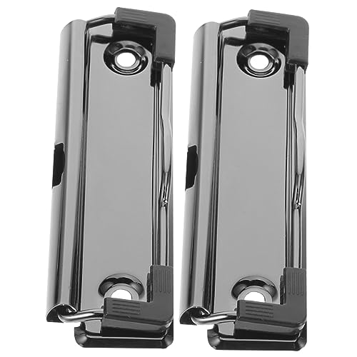 Gadpiparty 2Stücke Klemmbrett Clips aus Metall und Starke Feder Montierbare Büroklammern für Schule und Vielseitige Clips für Dokumente und Kreative Projekte Gadpiparty 2Stücke Klemmbrett Clips aus Metall und Starke Feder Montierbare Büroklammern für Schule und Vielseitige Clips für Dokumente und Kreative Projekte von Gadpiparty