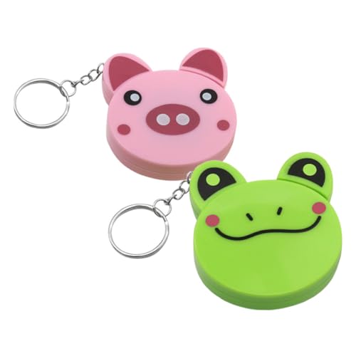 Gadpiparty 2Stücke Maßband für Einziehbares Nähband mit Niedlichen Tiermotiven Schlüsselanhänger Perfektes Lernspielzeug Messfähigkeiten und Spaß Beim Gadpiparty 2Stücke Maßband für Einziehbares Nähband mit Niedlichen Tiermotiven Schlüsselanhänger Perfektes Lernspielzeug Messfähigkeiten und Spaß Beim von Gadpiparty