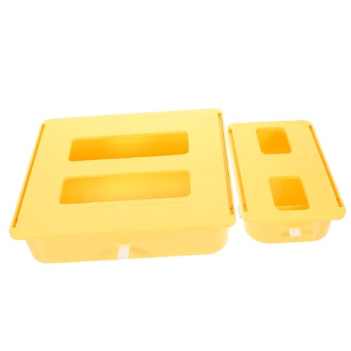 Gadpiparty 2Stücke Nagelfreie Schublade für Schreibtisch Versteckte Aufbewahrung Tischplatte Multifunktionaler Organizer mit Großem Fassungsvermögen für Büro von Gadpiparty