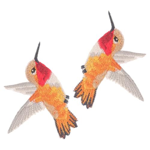 Gadpiparty 2Stücke Patches zum Aufbügeln Symmetrische Hummingbird Applikationen für Kleidung DIY Bastelbedarf Langlebig und Einfach zu Bedienen für Shirts und Hosen Gadpiparty 2Stücke Patches zum Aufbügeln Symmetrische Hummingbird Applikationen für Kleidung DIY Bastelbedarf Langlebig und Einfach zu Bedienen für Shirts und Hosen von Gadpiparty