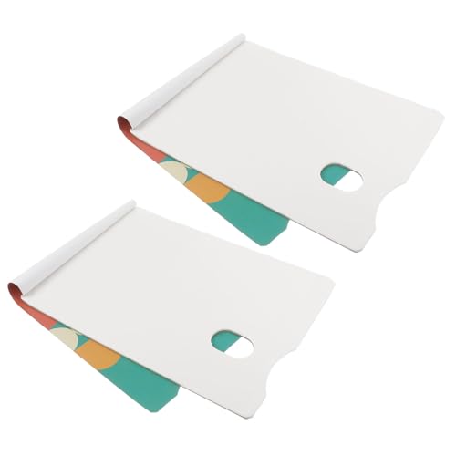 Gadpiparty 2Stücke Pigment Mischpapier Einweg Malpapier für Öl und Aquarellfarben Format für Künstler und Anfänger von Gadpiparty