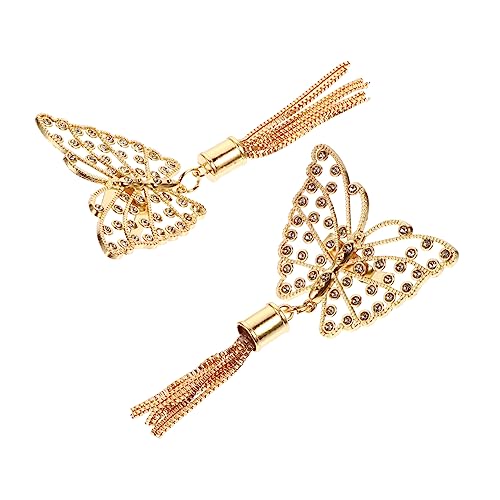 Gadpiparty 2Stücke Schmetterlingsform Tasten Koffer Dekore mit Quasten Stilvolle und Einzigartige Knöpfe für DIY Handwerksprojekte für Armbänder und Taschen Gadpiparty 2Stücke Schmetterlingsform Tasten Koffer Dekore mit Quasten Stilvolle und Einzigartige Knöpfe für DIY Handwerksprojekte für Armbänder und Taschen von Gadpiparty