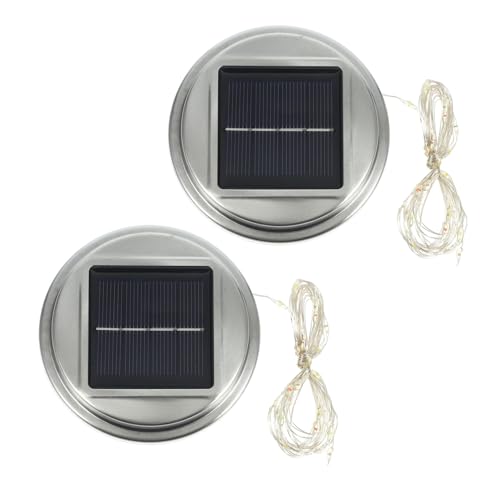 Gadpiparty 2stücke Solar Jug Deckel Für Garten Und Terrasse Wasserdichte Solarlichter Mit Lichtsensor Für Außenbereich Passend Für Solargläser Und Dekoration Gadpiparty 2stücke Solar Jug Deckel Für Garten Und Terrasse Wasserdichte Solarlichter Mit Lichtsensor Für Außenbereich Passend Für Solargläser Und Dekoration von Gadpiparty