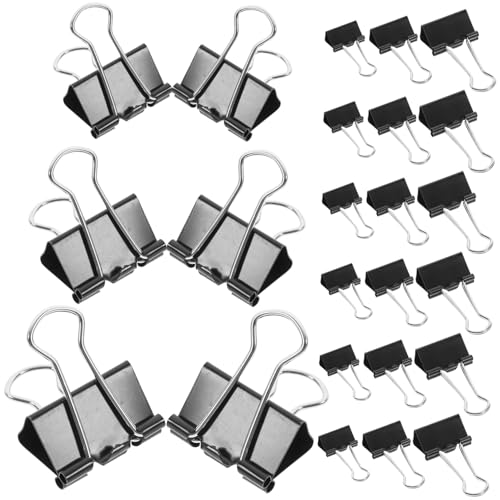 Gadpiparty 3 Boxen Binder Clips Verschiedenen Metall Büroklammern für Effektive Dokumentenorganisation für Bürobedarf von Gadpiparty