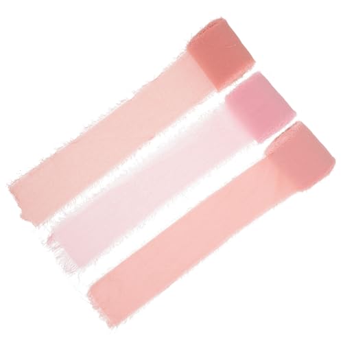 Gadpiparty 3 Rollen Chiffonband für Diy Bastelarbeiten Hochzeitsstrauß Bindeband für Schleifen Dekorationen und von Gadpiparty