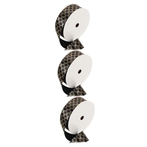 Gadpiparty 3 Rollen Diy Geschenkband für Verpackungen Dekoratives Polyesterband in Leuchtenden Farben für Hochzeiten Partys und Bastelprojekte von Gadpiparty