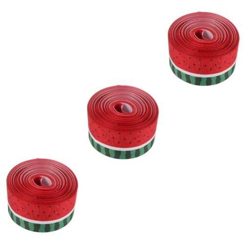 Gadpiparty 3 Rollen Geschenkverpackungsband Nähen Bänder zum Verpacken Hochzeit Basteln lila dünn Sommerband Neuheit Geschenkband dekoratives Verpackungsband Geschenkbandverzierung Polyester von Gadpiparty
