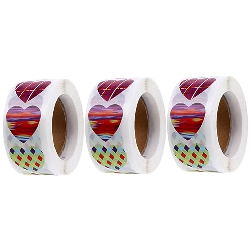 Gadpiparty 3 Rollen Herz Aufkleber Geburtstag Valentinstag Klares Thermoetikett Untersetzer Karte Herz-thermoetikett Schlüsselhalter Schüssel Dekorative Schale Gruß Brief Gold Hochzeit Papier Gadpiparty 3 Rollen Herz Aufkleber Geburtstag Valentinstag Klares Thermoetikett Untersetzer Karte Herz-thermoetikett Schlüsselhalter Schüssel Dekorative Schale Gruß Brief Gold Hochzeit Papier von Gadpiparty