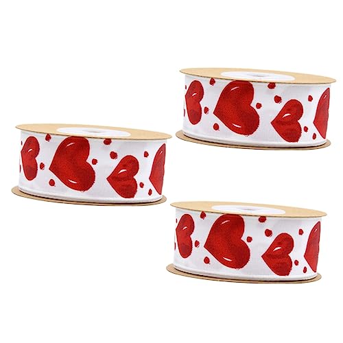 Gadpiparty 3 Rollen Liebesband farbige Etiketten Strauß Herzband Baum Chiffon Rot Gold seidenband ribbon party dekoration geschenksband farbband dekoratives Band Verpackungsband Polyester Gadpiparty 3 Rollen Liebesband farbige Etiketten Strauß Herzband Baum Chiffon Rot Gold seidenband ribbon party dekoration geschenksband farbband dekoratives Band Verpackungsband Polyester von Gadpiparty