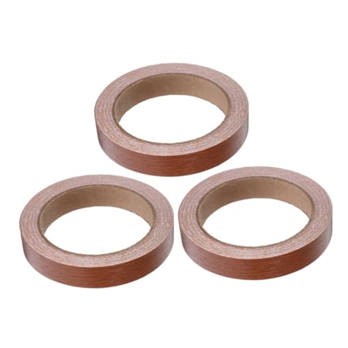 Gadpiparty 3 Rollen Möbel Kantenband Holzmaserung Klebeband Stark Haftend Möbel Reparatur Selbstklebend Breit DIY Schutz vor Feuchtigkeit und Kratzern von Gadpiparty