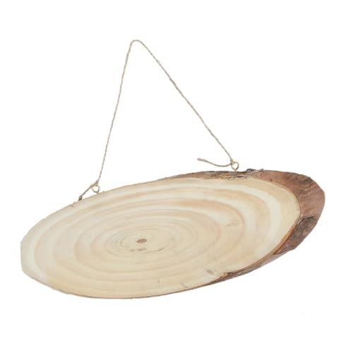 Gadpiparty 3 STÜCKE Ovales aus Natürlichem Kiefernholz mit Rinde Hängende DIY holzscheiben für Rustikale Dekoration Bastelprojekte Bemalen Hochzeitstischnummern Wandkunst und Handwerk Gadpiparty 3 STÜCKE Ovales aus Natürlichem Kiefernholz mit Rinde Hängende DIY holzscheiben für Rustikale Dekoration Bastelprojekte Bemalen Hochzeitstischnummern Wandkunst und Handwerk von Gadpiparty