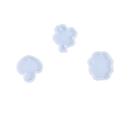 Gadpiparty 3 STÜCKE Teiliges Silikonform Schmuckanhänger DIY Gießform Kleeblatt Pilz Wolke Anhänger Formen Flexibel Wiederverwendbar für Handgemachten Schmuck und Schlüsselanhänger Gadpiparty 3 STÜCKE Teiliges Silikonform Schmuckanhänger DIY Gießform Kleeblatt Pilz Wolke Anhänger Formen Flexibel Wiederverwendbar für Handgemachten Schmuck und Schlüsselanhänger von Gadpiparty