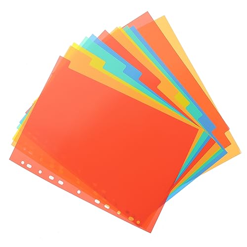 Gadpiparty 3 Sätze A4-Registerteiler Separator Loch farbig drei Ordnertrenner Binderseitenteiler Binder-Trennlaschen Registerkarten der Teiler für das Amt Ordnerseiten PVC Gadpiparty 3 Sätze A4-Registerteiler Separator Loch farbig drei Ordnertrenner Binderseitenteiler Binder-Trennlaschen Registerkarten der Teiler für das Amt Ordnerseiten PVC von Gadpiparty