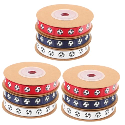 Gadpiparty 3 Sätze Abschlussgeschenkkrawatte Themenband Band Zum Basteln Diy -band Sport Themenhaft Band Für Die Party Geschenkband Diy Bastelband Bänder Zum Basteln Stoff 3 Rollen * 3 von Gadpiparty