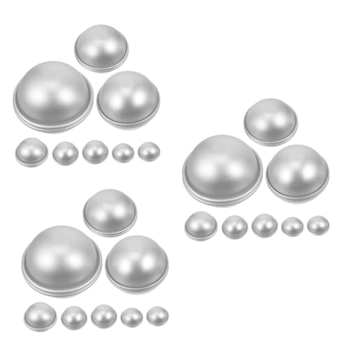 Gadpiparty 3 Sätze Backform Schimmel Bad Seifenformen Für Die Seifenherstellung Ball Runden Kleine Kuchenform Kugelform Selber Machen Form in Kugelform Aluminiumlegierung Silber 16 Stück * 3 Gadpiparty 3 Sätze Backform Schimmel Bad Seifenformen Für Die Seifenherstellung Ball Runden Kleine Kuchenform Kugelform Selber Machen Form in Kugelform Aluminiumlegierung Silber 16 Stück * 3 von Gadpiparty