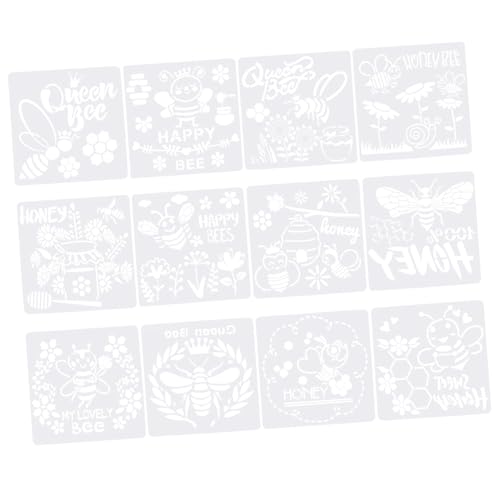 Gadpiparty 3 Sätze Bienen Schablonen Wiederverwendbare Malvorlagen Für Diy Projekte Für Jugendliche Und Bastelarbeiten Acryl Und Sprühlacke 12 Blätter * 3 Gadpiparty 3 Sätze Bienen Schablonen Wiederverwendbare Malvorlagen Für Diy Projekte Für Jugendliche Und Bastelarbeiten Acryl Und Sprühlacke 12 Blätter * 3 von Gadpiparty