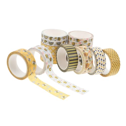 Gadpiparty 3 Sätze Blumenband Waben Blumen- Verpackung Bienengartendekoration Süßes Band Scrapbooking-klebeband Dekoratives Bastelband Washi-tape-ästhetik Aufkleber 12 Rollen * 3 Gadpiparty 3 Sätze Blumenband Waben Blumen- Verpackung Bienengartendekoration Süßes Band Scrapbooking-klebeband Dekoratives Bastelband Washi-tape-ästhetik Aufkleber 12 Rollen * 3 von Gadpiparty