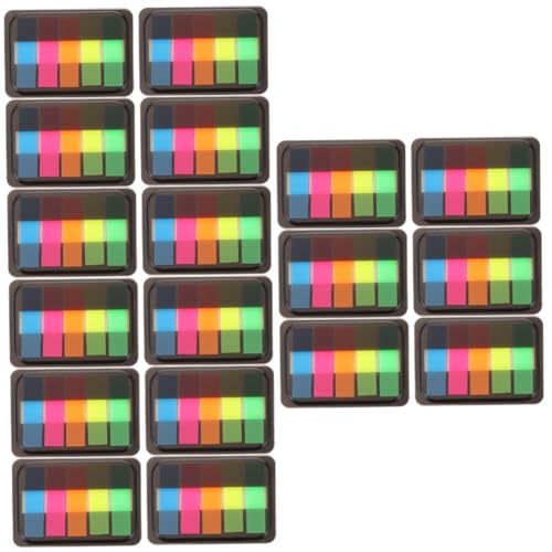 Gadpiparty 3 Sätze Boxen Mit Bunten Haftmarkierungen Selbstklebende Lese Index Tabs Praktische Seitenmarker Für Notizen Box Organisieren Und Annotieren 6boxen*3 von Gadpiparty
