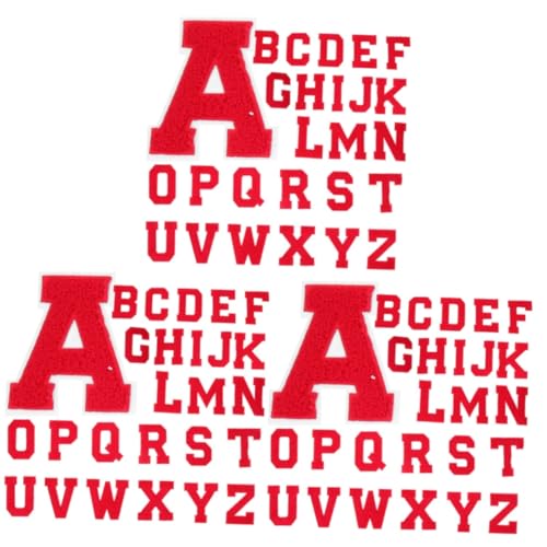 Gadpiparty 3 Sätze Brief Sticklogo Stickerei Dekorativ Gestickte Aufnäher Für Bekleidungsstücke Flicken Nähen Patch Selbstklebende Flicken Für Kleidung Kleine Fellflecken Rot 26 Stück * 3 Gadpiparty 3 Sätze Brief Sticklogo Stickerei Dekorativ Gestickte Aufnäher Für Bekleidungsstücke Flicken Nähen Patch Selbstklebende Flicken Für Kleidung Kleine Fellflecken Rot 26 Stück * 3 von Gadpiparty