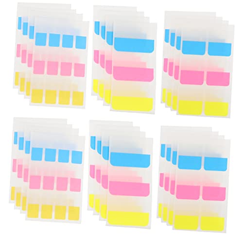 Gadpiparty 3 Sätze Bunte Haftmarker Selbstklebende Seitenregister mit Kleinen Mittleren und Großen Etiketten für Notizen Dokumente und Büroorganisation von Gadpiparty