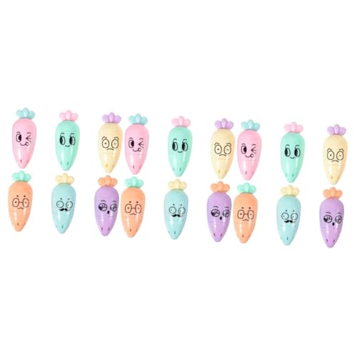 Gadpiparty 3 Sätze Cartoon-textmarker Süße Stifte Schule Schreibwaren Textmarker Marker Markierungen Textmarker Für Schüler Notizen-marker Bunte Stifte Plastik 6 Stücke * 3 von Gadpiparty