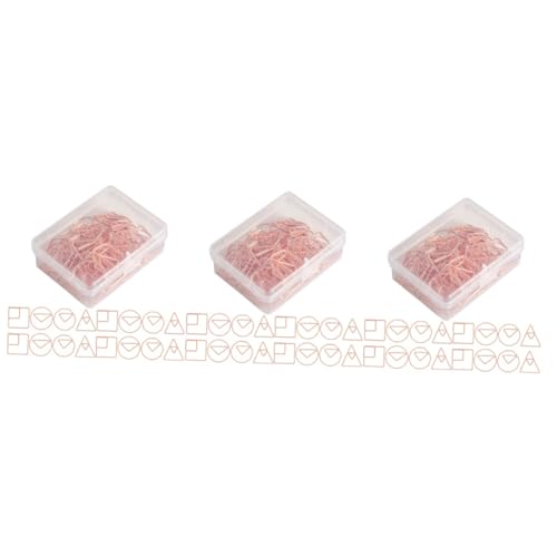 Gadpiparty 3 Sätze Dateiclips Neuheitsdateiclip Dokumentieren Farbig Sortiert Bunt Rechnungen Fixieren Büroklammer Befestigungsclips Für Dokumente Eisen Rose 60 Stück * 3 von Gadpiparty