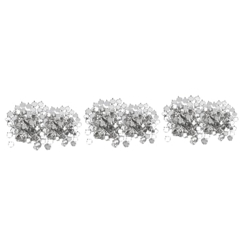 Gadpiparty 3 Sätze Dekorative Spike-nieten Spitze Spikes Zucht Spike -stollen Gespickt Nagelkunst Kleidung Diamant Punk Runden Schneiderkralle Nieten Eisen 100 Stück * 3 von Gadpiparty
