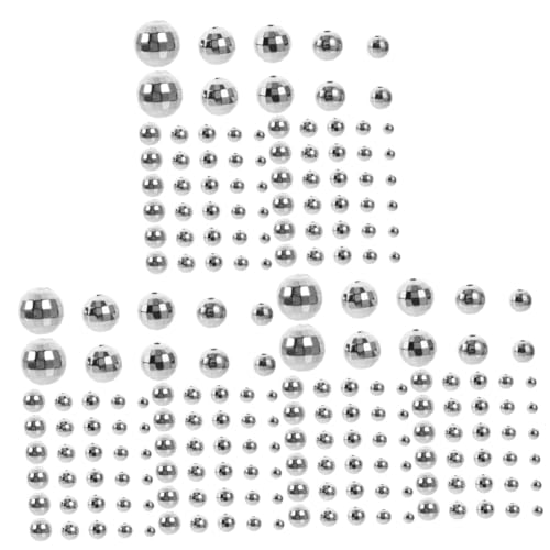 Gadpiparty 3 Sätze Disco Ball Perlen Für Diy Schmuckherstellung Kristallperlen Für Armbänder Und Ohrringe Bastelmaterialien Für Projekte 200 Stück * 3 von Gadpiparty