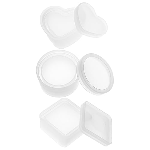 Gadpiparty 3 Sätze Diy Aufbewahrungsbox Formen Teiliges Silikon für Schmuckschatullen Gießformen für Tischdekoration und Aufbewahrung für Bastelprojekte und Designs von Gadpiparty