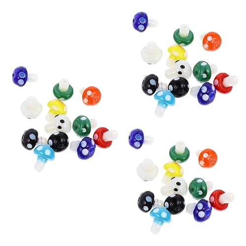 Gadpiparty 3 Sätze Diy Handgefertigte Pilzperlen Glänzende Bunte Glasperlen für Schmuckherstellung für Armbänder Ohrringe und Kreative Bastelprojekte Gadpiparty 3 Sätze Diy Handgefertigte Pilzperlen Glänzende Bunte Glasperlen für Schmuckherstellung für Armbänder Ohrringe und Kreative Bastelprojekte von Gadpiparty