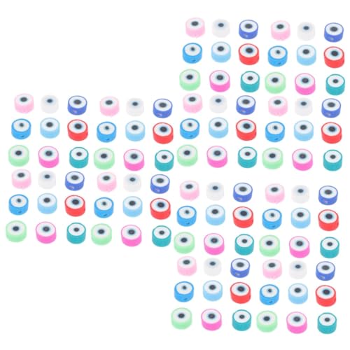 Gadpiparty 3 Sätze Diy Iridescent Polymer Clay Eye Beads Schmuck Bastelperlen für Armbänder und Projekte für Familienaktivitäten von Gadpiparty