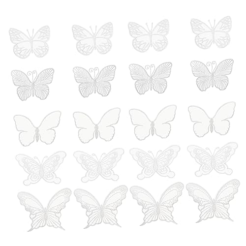 Gadpiparty 3 Sätze Diy Stoffaufnäher Für Hochzeitskleider Stickerei Schmetterlinge Patches Für Bastelprojekte Kostümverzierung Und Hochzeitsmode 50 Stück * 3 von Gadpiparty